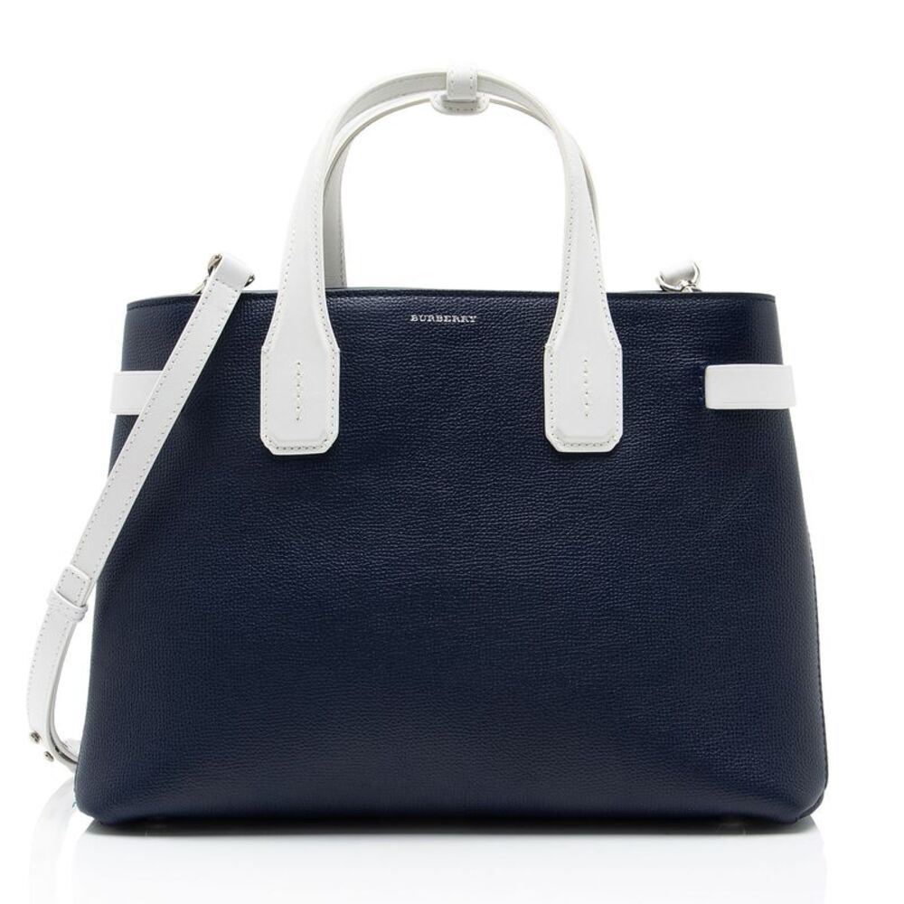 Burberry Leather Banner Medium Tote